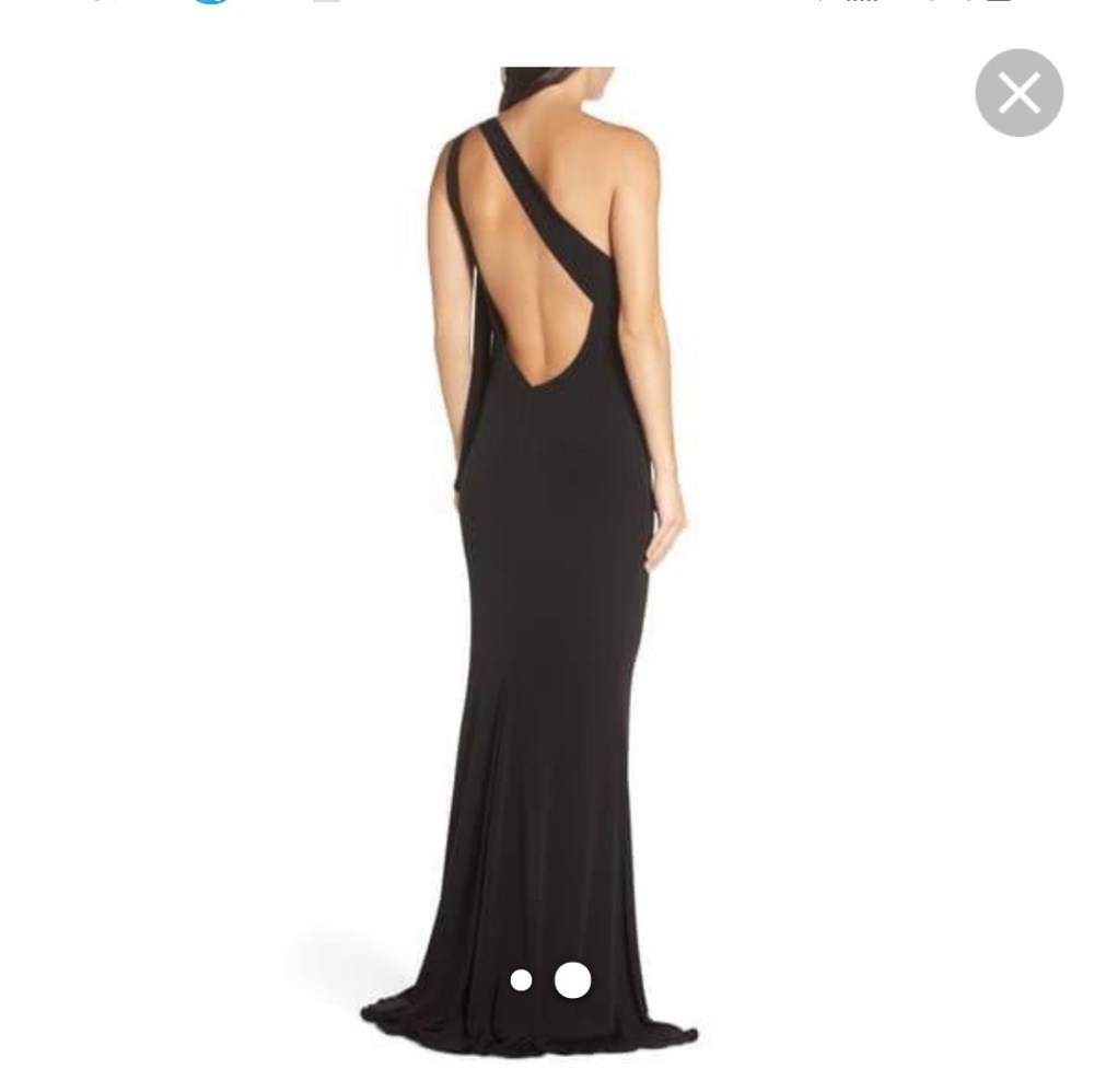 Katie May black slinky sexy one should gown